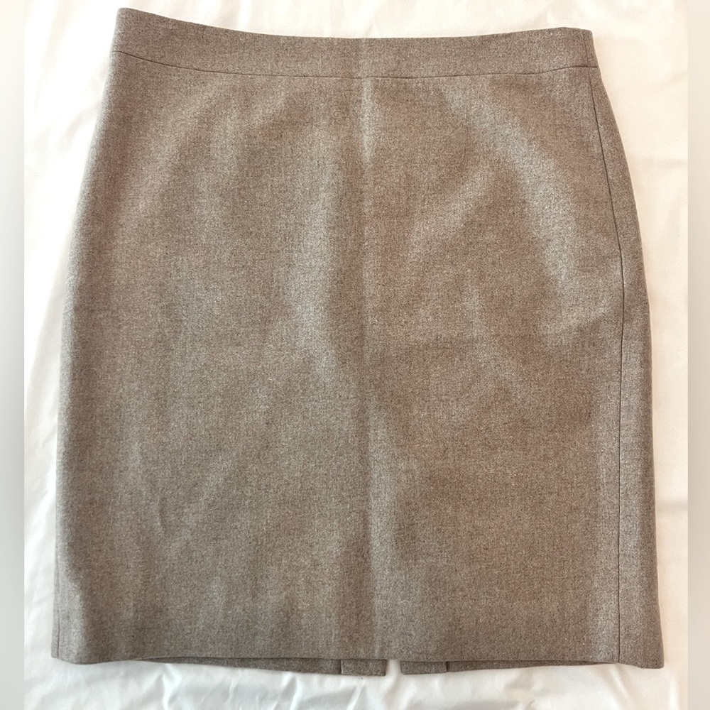 J. Crew Tan Camel Pencil Skirt - Picture 4 of 6